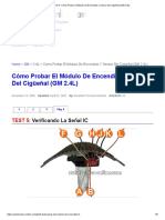 Parte 4 - Cómo Probar El Módulo de Encendido y Sensor Del Cigüeñal (GM 2.4L)