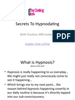 Secrets To Hypnodating: With Positive Affirmations