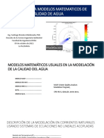 Introduccion A La Modelacion de Calida de Agua