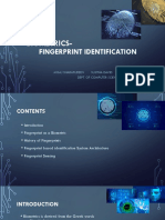 Biometrics - Fingerprint
