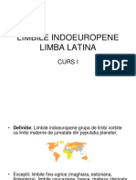 CURS Istoria Culturii Latine I