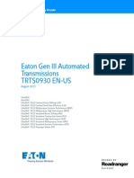Eaton F 5405B DM3 Transmission Service Manual
