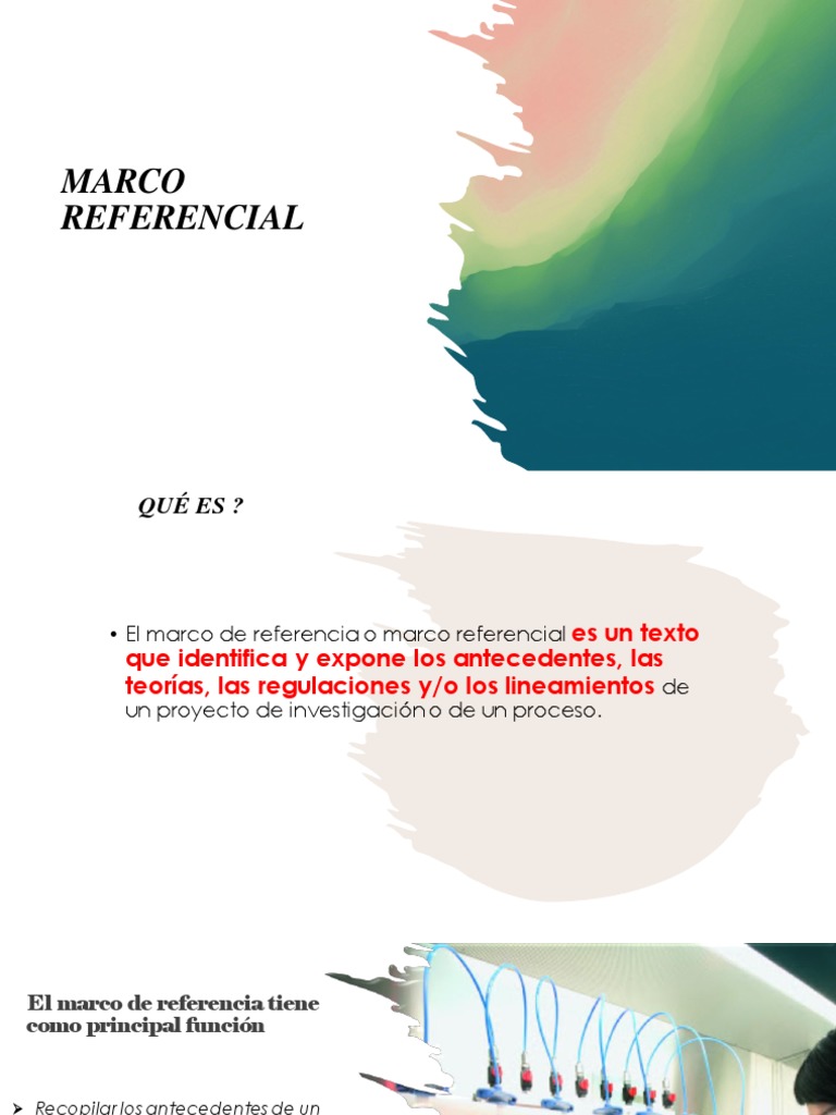 Qué es el marco referencial de un proyecto | PDF | Teoría | Paradigma