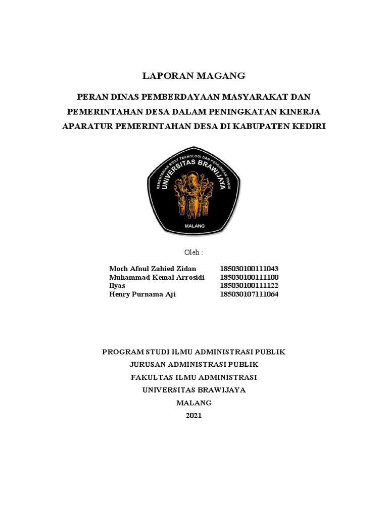 Draf Laporan Magang | PDF