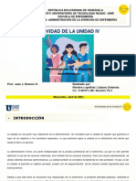 Actividad U.iv - Administración de La Atención de Enfermería