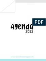 Agenda Gratis 2022 Semanal