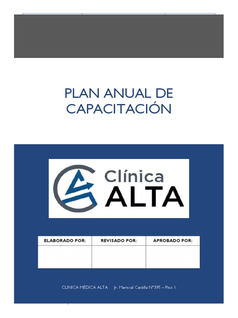 Plan Anual de Capacitación 2021 | PDF | Gestión de recursos humanos
