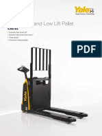 RMD 6000 Series Reach Truck Specs | PDF | Elevator | Truck