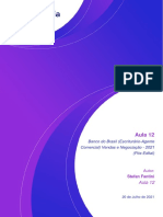 Banco Do Brasil (Escriturário-Agente Comercial) Vendas e Negociação - 2021 (Pós-Edital) 12