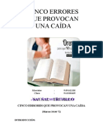 Cinco Errores Que Provocan Una Caída