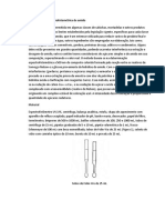 Determinação Espectrofotométrica de Amido