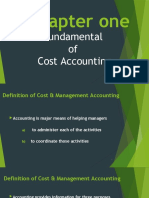 Fundamentals of Cost and Management Accounting