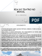 História do Teatro no Brasil