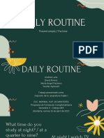 Activity N°5 - DAILY ROUTINE