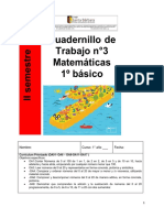 Cuadernillo de Trabajo N°3 Matemáticas 1°basico