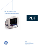 Manual de Referencia Del Usuario Monitor Multiparámetros GE B30 Patient Monitor (Inglés)