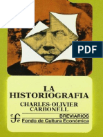 Charles-Olivier Carbonell - La HistoriografÃ­a-Fondo de Cultura EconÃ³mica (1986)