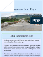 Tugas Perkerasan Jalan Raya - Materi 1 Pembangunan Jalan Raya (Nur Avni Tomayahu)