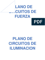 Plano de Circuitos de Fuerza