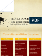 Teoria Do Crime - Tipo Penal e Tipicidade