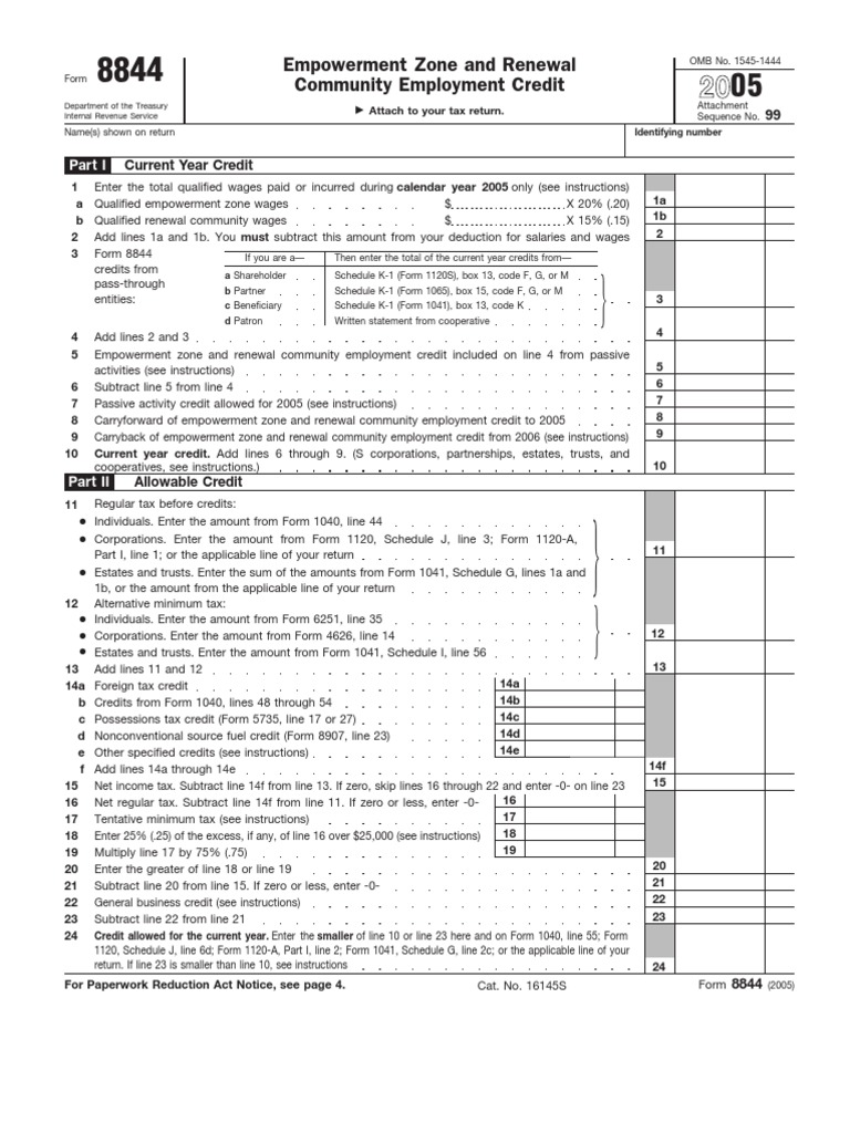 Empowerment Zone Tax Credit Guide | PDF | Trust Law | Tax Refund
