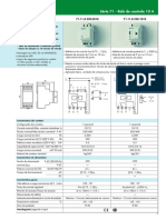 Serie 71 - Relé de Controle 10A .