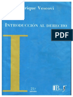 Vescovi, E. (2005) - Introducción Al Derecho. Montevideo, Uruguay. B de F.