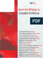 Gestão Pública: Ensaios Teóricos