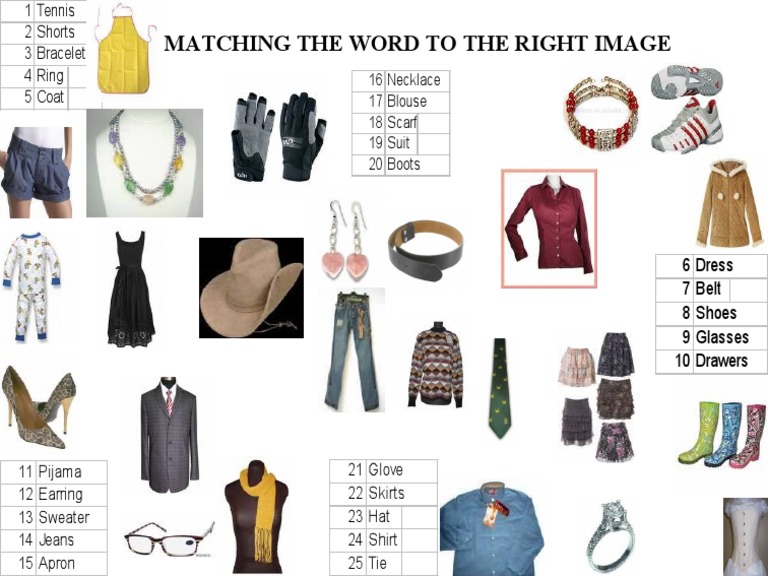 Matching Clothes | PDF