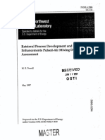 National Laboratory: Retrieval Process Development and Enhancements Pulsed-Air Mixing DOE Site Assessment