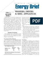 Home Energy Washers, Dryers