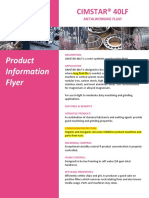 Product Information Flyer: Cimstar® 40Lf