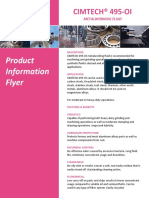 Product Information Flyer: CIMTECH® 495-OI