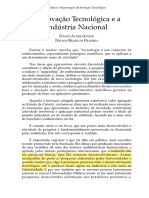 A inovacao Tecnologica e a Industria Nacional