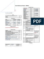 Quick Reference Sheet - DBAOL: Deployment Combat Factors