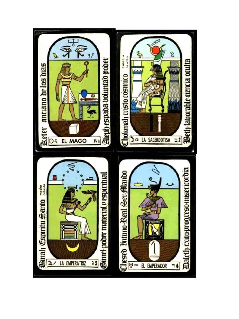 Cartas Tarot Egipcio | PDF