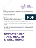 Empowerment and Health _ Well Being