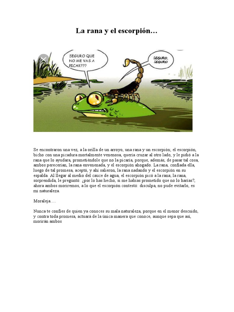 La Rana y El Escorpión PDF