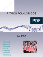 Principales Ritmos Folkloricos en Bolivia