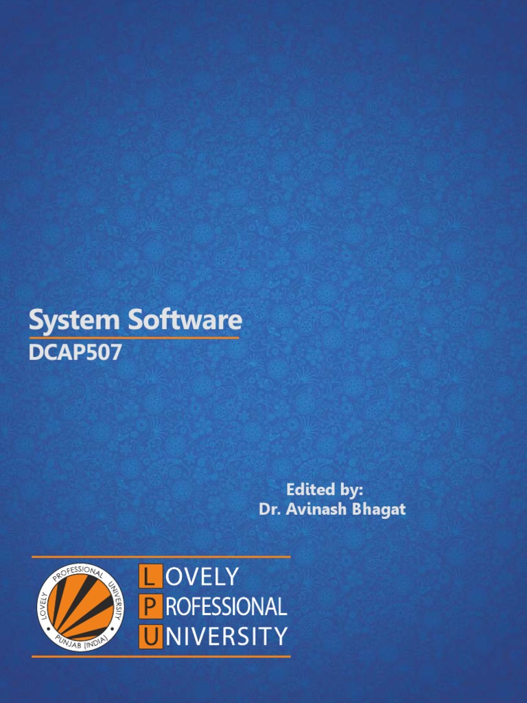 Dcap507 System Software PDF Computer Program Programming
