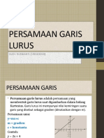 Persamaan Garis Lurus-1