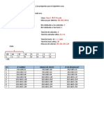 Calculo de Subredes - Tabla