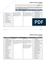 PESTLE Analysis Template: Pestle Ref. Situation Being Analyzed: Date Raised