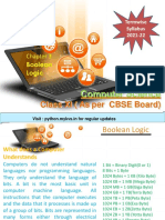 Class XI (As Per CBSE Board) : Computer Science