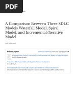 A Comparison Between Three SDLC Models Waterfall Model, Spiral Model, and Incremental/Iterative Model