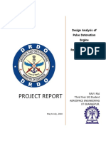 Project Report: Design Analysis of Pulse Detonation Engine and Rotating Detonation Engine