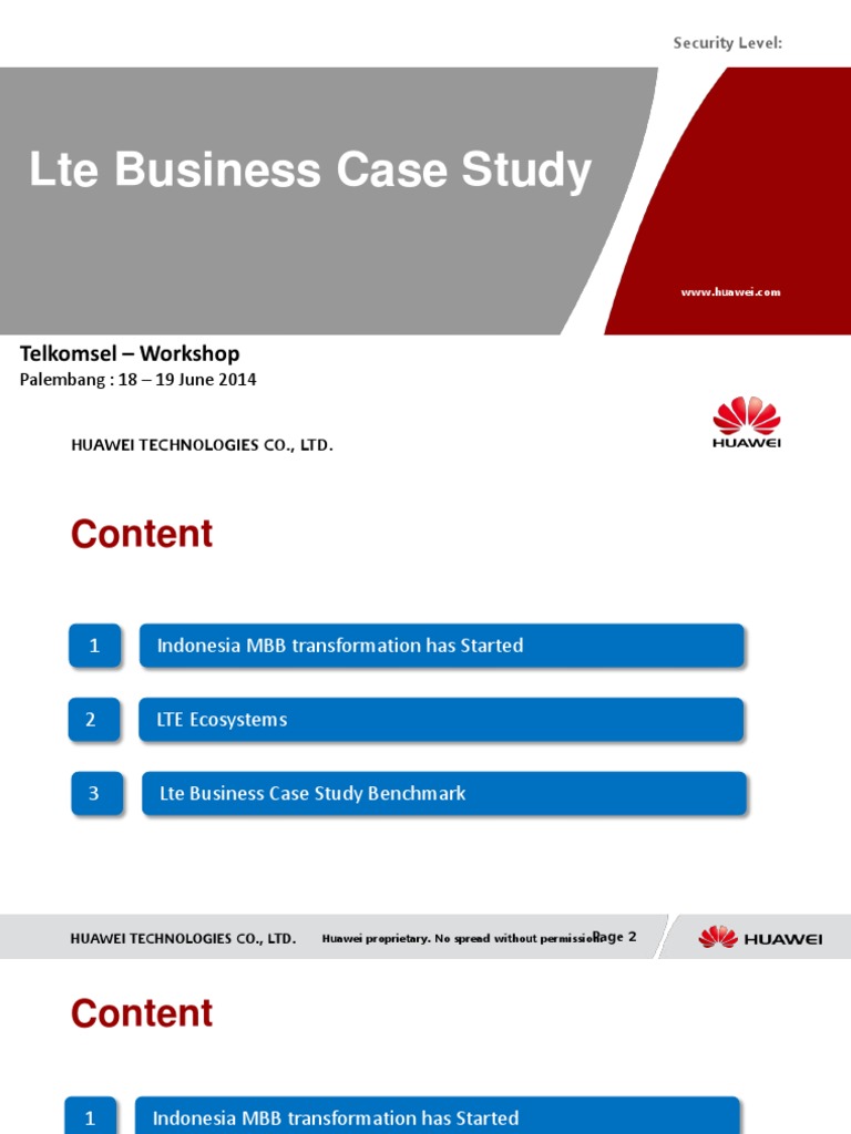 LTE Business Case Study V-1 | PDF | Lte (Telecommunication) | Mobile App