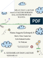 Kelompok 8 (Kehamilan & Laktasi Sertas Hormon Dalam Reproduksi Wanita)