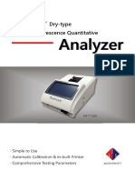 Fluorescence Immunoassay Analyzer Leaflet