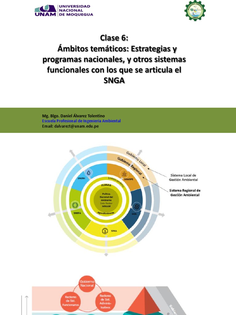 Estrategias y Programas del SNGA Perú | PDF | Entorno natural | Economias